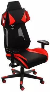Кресло CACTUS CS-CHR-090BLR (черный/красный) фото