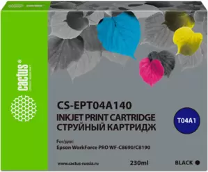 Картридж CACTUS CS-EPT04A140 (аналог Epson EPT04A140) фото