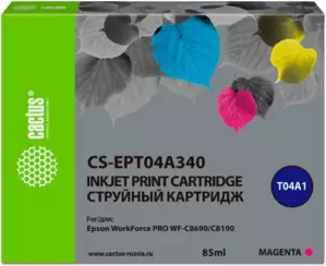 Картридж CACTUS CS-EPT04A340 (аналог Epson EPT04A340) фото