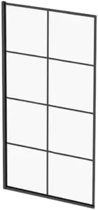Шторка на ванну Calani Faro Black Check 70 фото