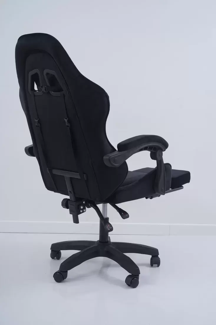 Игровое кресло Calviano 1584 (велюр, черный) фото