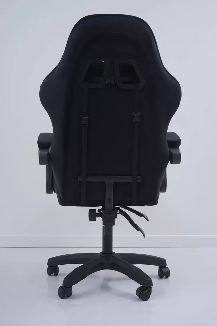 Игровое кресло Calviano 1584 (велюр, черный) фото