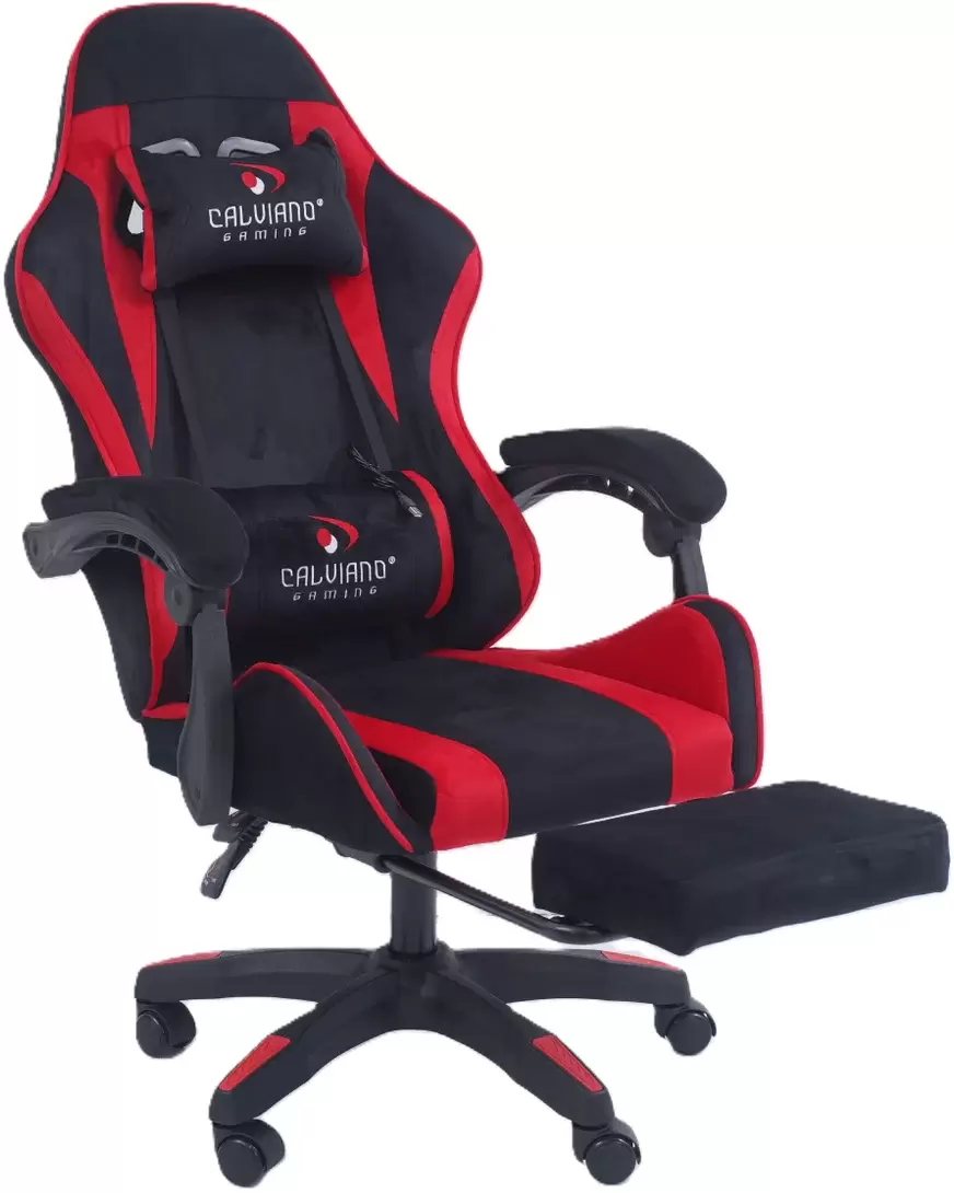 Calviano 1584 (велюр, черный/красный)