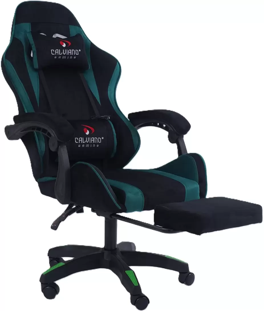 Calviano 1584 (велюр, черный/зеленый)