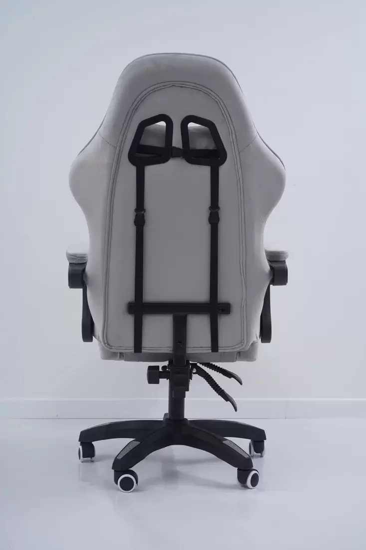 Игровое кресло Calviano 1584 (велюр, серый) фото