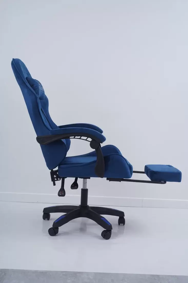 Игровое кресло Calviano 1584 (велюр, синий) фото