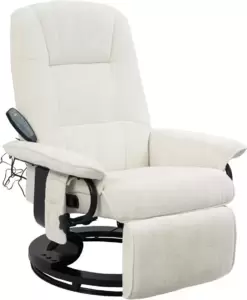 Массажное кресло Calviano 21 (бежевый плюш) фото