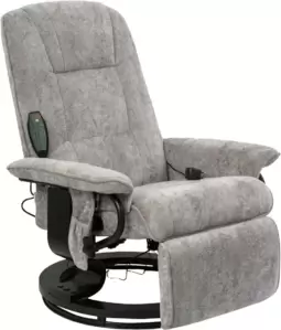 Массажное кресло Calviano 23 (серый плюш) фото