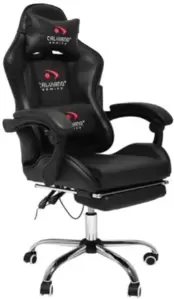 Кресло геймерское Calviano Avanti Ultimato (black) с подножкой 