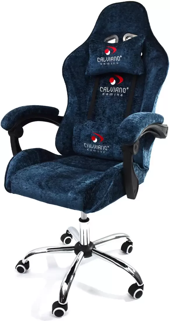 Игровое кресло Calviano Nero (blue plush) фото 2