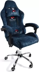 Игровое кресло Calviano Nero (blue plush) фото