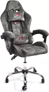 Игровое кресло Calviano Nero (dark grey plush) фото