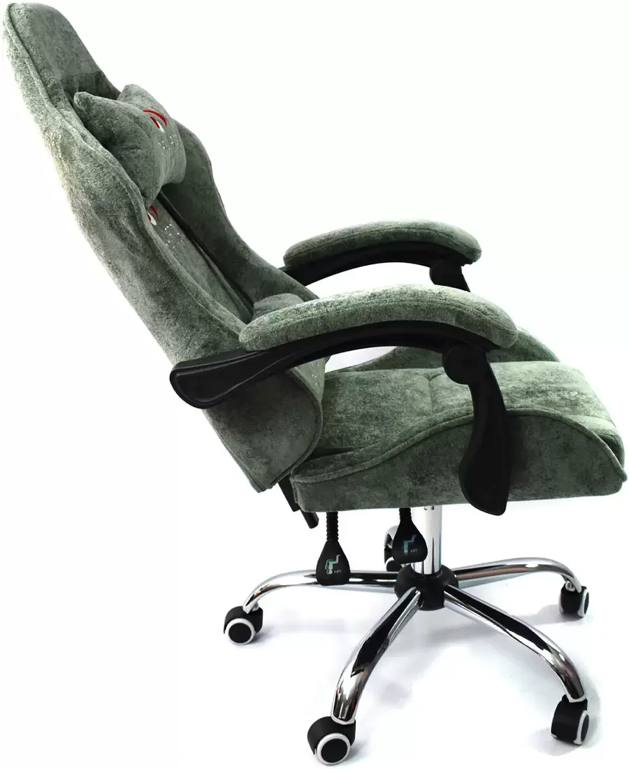 Игровое кресло Calviano Nero (green plush) фото 2