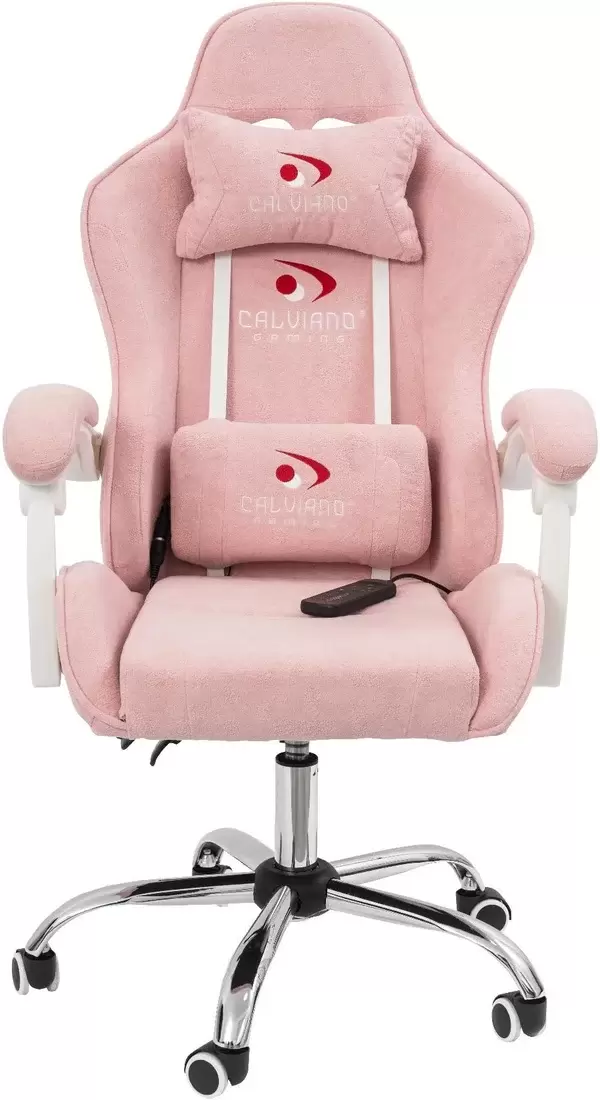 Игровое кресло Calviano Nero (pink plush) фото 4