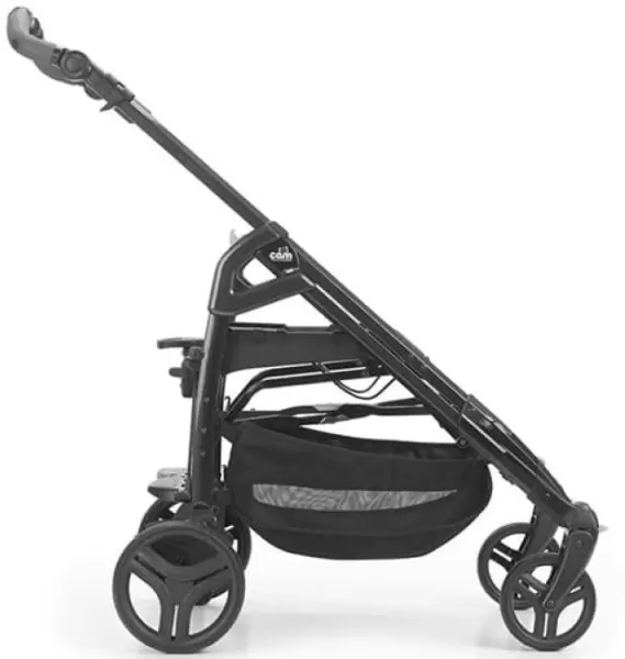 Детская универсальная коляска Cam Comby Family 3 в 1 ART845025-T810 (синий меланж) фото