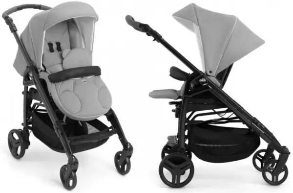 Детская универсальная коляска Cam Comby Family 3 в 1 ART845025-T812 (серый меланж) фото