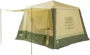 Тент-шатер Camping World Green Hotel Volga 138199 (зеленый/бежевый) фото