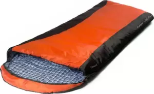 Спальный мешок Campus Cougar 250 Grand L-zip (левая молния, оранжевый/черный)