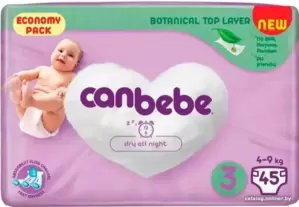 Подгузники детские Canbebe 3 4-9 кг (45 шт) фото