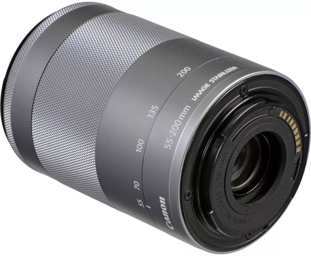 Объектив Canon EF-M 55-200mm f/4.5-6.3 IS STM (серебристый) фото 4