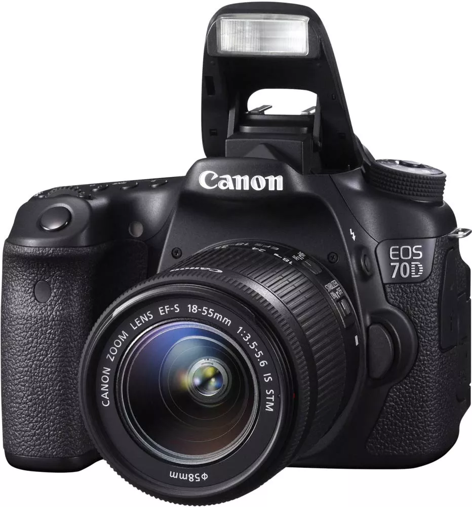Фотоаппарат Canon EOS 70D Double Kit 18-55mm IS STM + 55-250mm IS STM фото 5