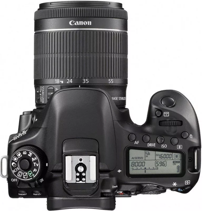 Фотоаппарат Canon EOS 80D Double Kit 18-55mm IS STM + 55-250mm IS STM фото 6