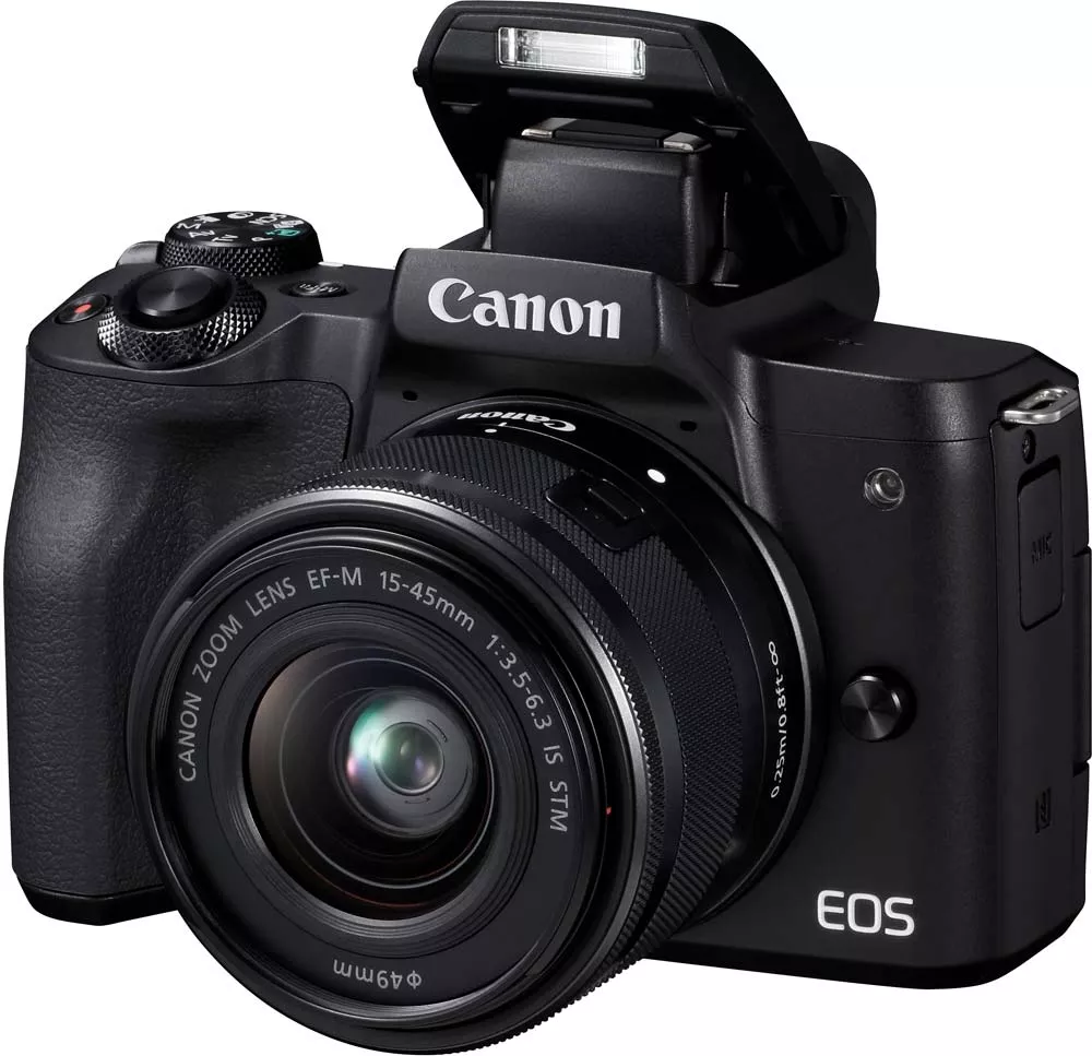 Фотоаппарат Canon EOS M50 Double Kit 15-45mm + 55-200mm (черный) фото 5