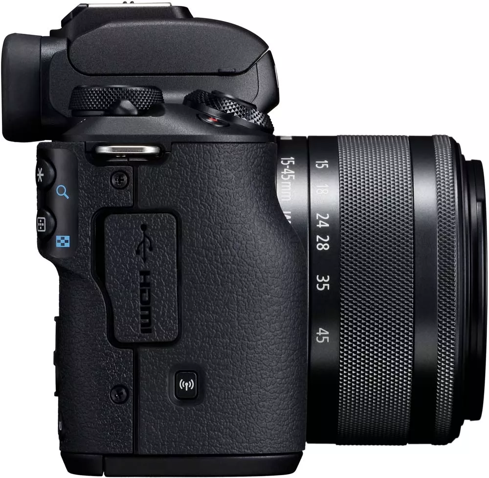 Фотоаппарат Canon EOS M50 Double Kit 15-45mm + 55-200mm (черный) фото 6