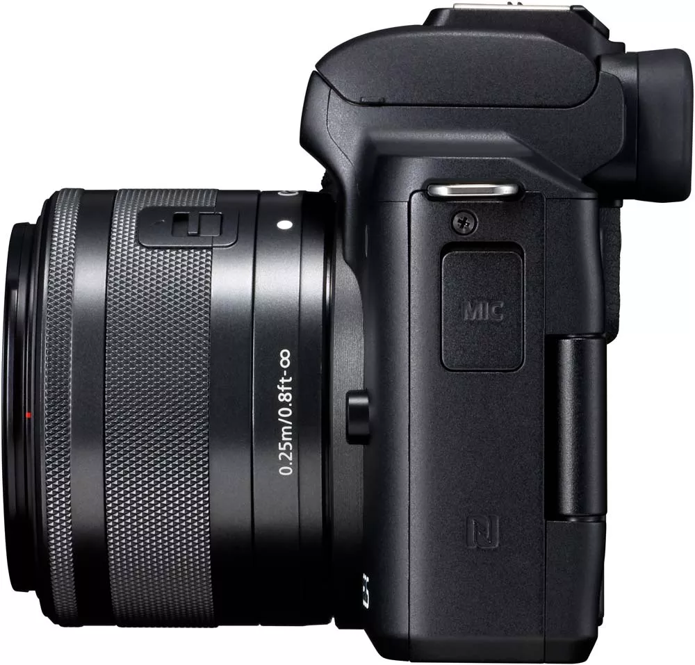 Фотоаппарат Canon EOS M50 Double Kit 15-45mm + 55-200mm (черный) фото 7