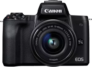 Фотоаппарат Canon EOS M50 Double Kit 15-45mm + 55-200mm (черный) фото