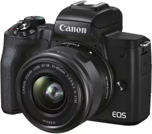 Фотоаппарат Canon EOS M50 Mark II Kit EF-M 15-45mm f/3.5-6.3 IS STM (черный) фото