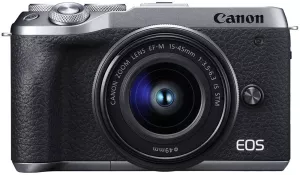 Фотоаппарат Canon EOS M6 Mark II Kit 15-45mm + EVF-DC2 Silver фото