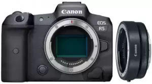 Фотоаппарат Canon EOS R5 Body Kit адаптер крепления EF-EOS R фото