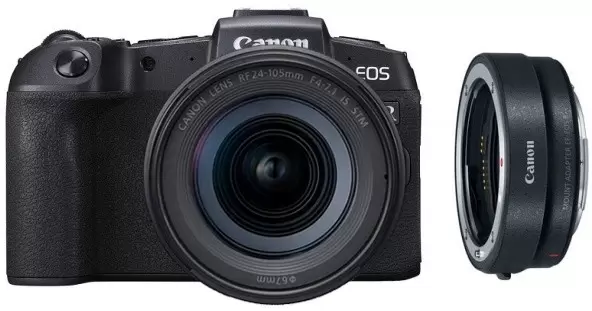 Canon EOS RP Kit RF 24-105mm f/4-7.1 IS STM + адаптер крепления EF-EOS R