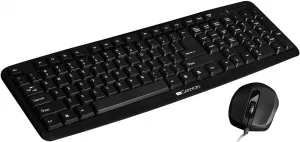 Проводной набор клавиатура + мышь Canyon CNE-CSET1-RU фото