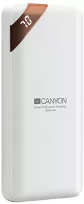 Портативное зарядное устройство Canyon PB-102 10000mAh (белый) фото