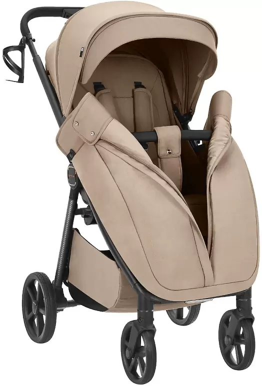 Детская прогулочная коляска Carrello Bravo Carbon CRL-5530 (Frost Beige) фото