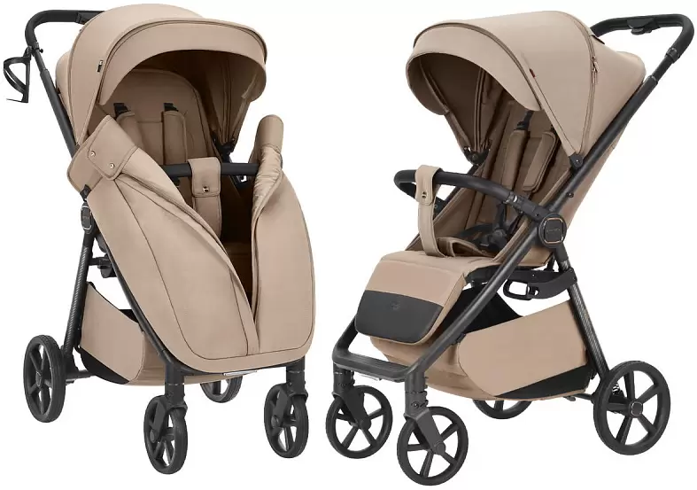 Детская прогулочная коляска Carrello Bravo Carbon CRL-5530 (Ginger Beige) фото