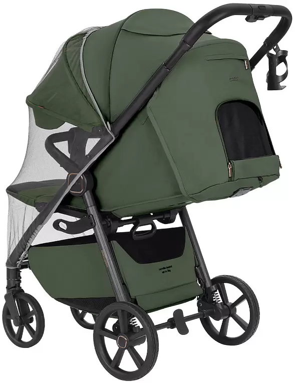 Детская прогулочная коляска Carrello Bravo Carbon CRL-5530 (Tropic Green) фото
