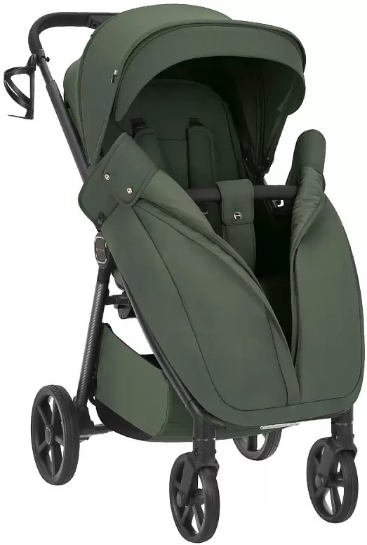 Детская прогулочная коляска Carrello Bravo Carbon CRL-5530 (Tropic Green) фото