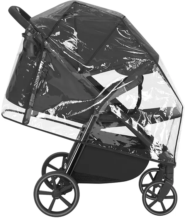 Детская прогулочная коляска Carrello Bravo Lite CRL-5529 (Piano Black) фото