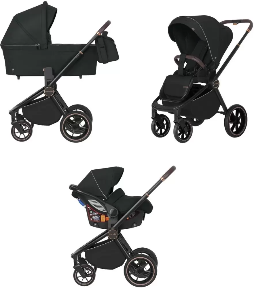 Детская универсальная коляска Carrello Epica 3 в 1 CRL-8511 (Space Black) фото