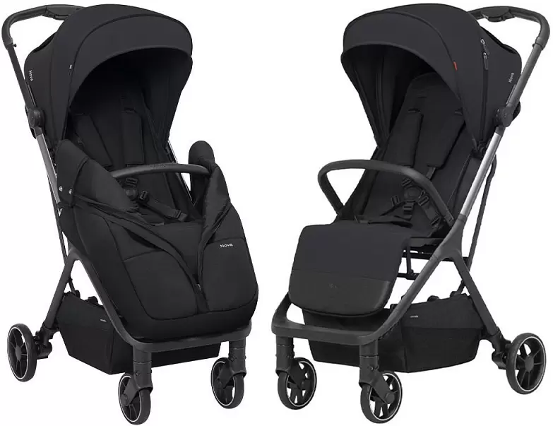 Детская прогулочная коляска Carrello Nova CRL-5521 (Coral Black) фото