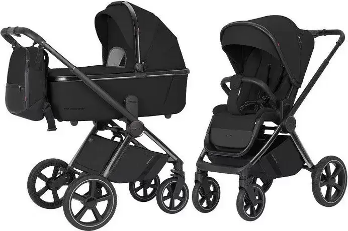 Детская универсальная коляска Carrello Ultimo 2 в 1 CRL-6524 (Sable Black Chrome 2025) фото
