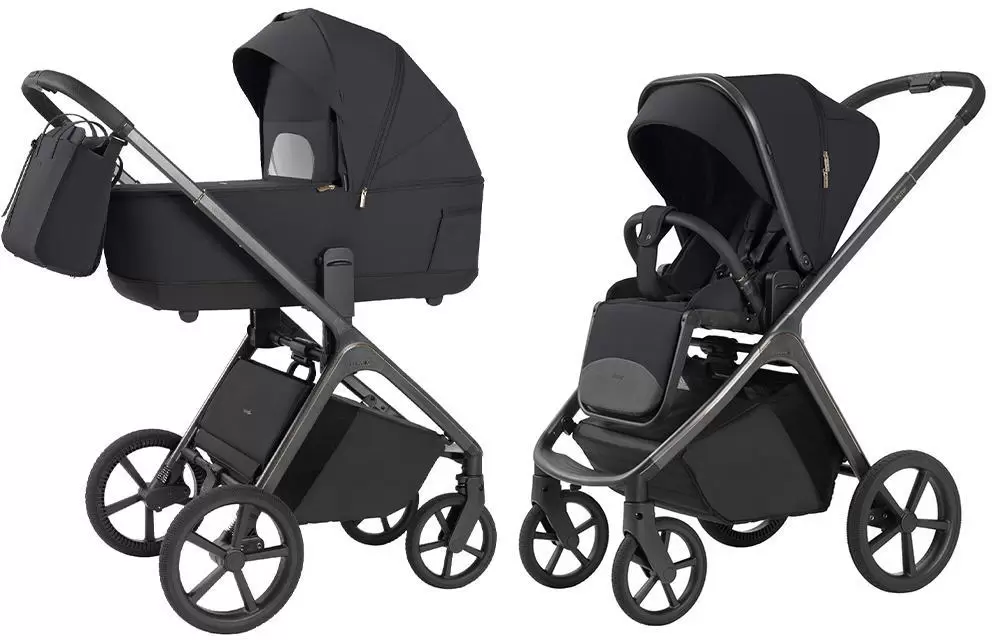 Детская универсальная коляска Carrello Vector 2 в 1 CRL-6551 (Shadow Black) фото