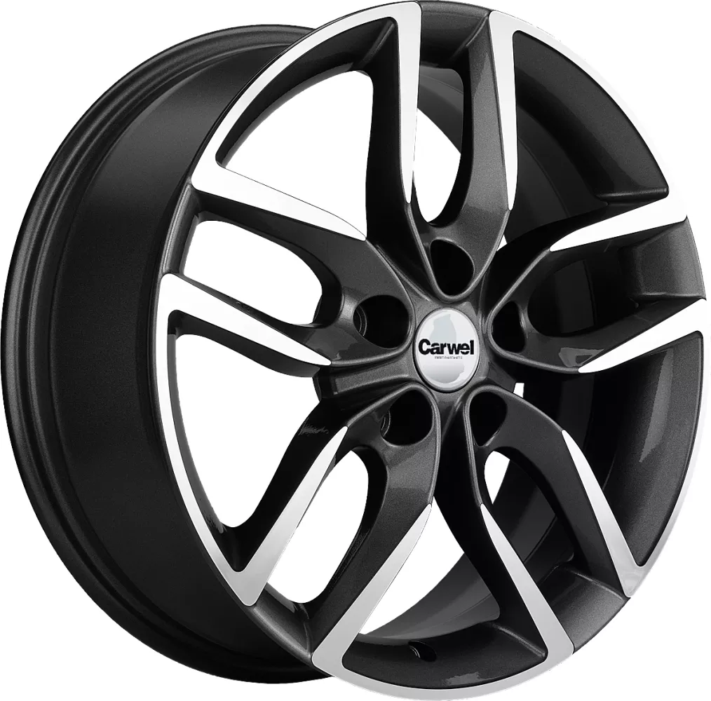 Литой диск Carwel Кутыр 6,5x17 5x114,3 ET40 D64,1 фото