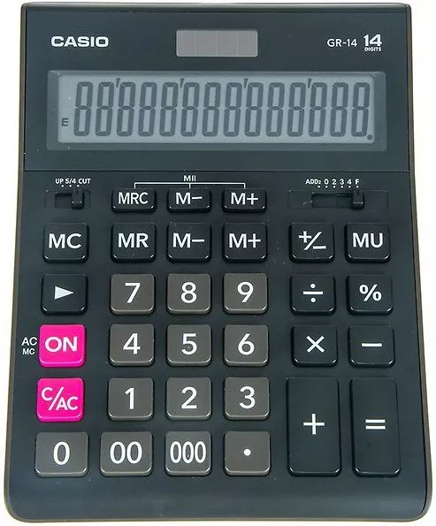 Калькулятор Casio GR-14 фото