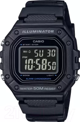 Наручные часы Casio W-218H-1B фото