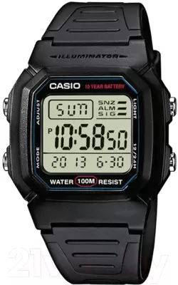 Наручные часы Casio W-800H-1AVES фото