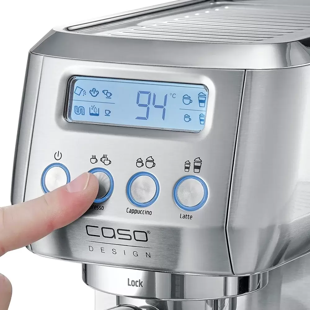Рожковая кофеварка CASO Espresso Gourmet Latte фото
